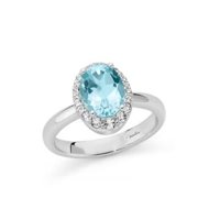 Anello Miluna Donna in Argento Topazio LID4251-14
